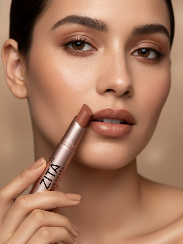 Lip Artistry - Natural & Moisturising Creme Lipstick - (Caramel)