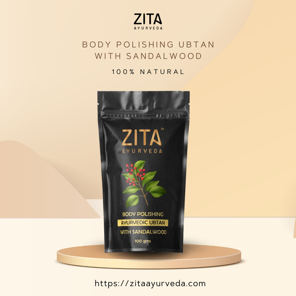 Zita Ayurveda Body Polishing Ubtan with Sandalwood
