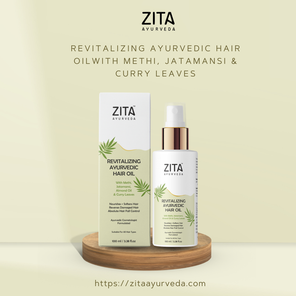 Zita Ayurveda Revitalizing Ayurvedic Hair Oil