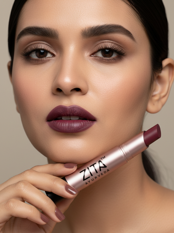 Lip Artistry - Natural & Moisturising Creme Lipstick - (Sangria)