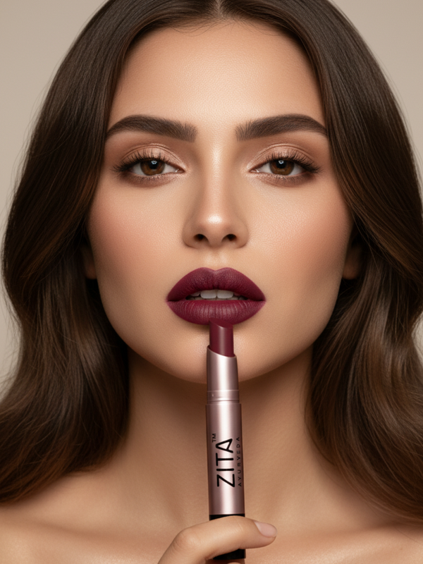 Lip Artistry - Natural & Moisturising Creme Lipstick - (Wine)