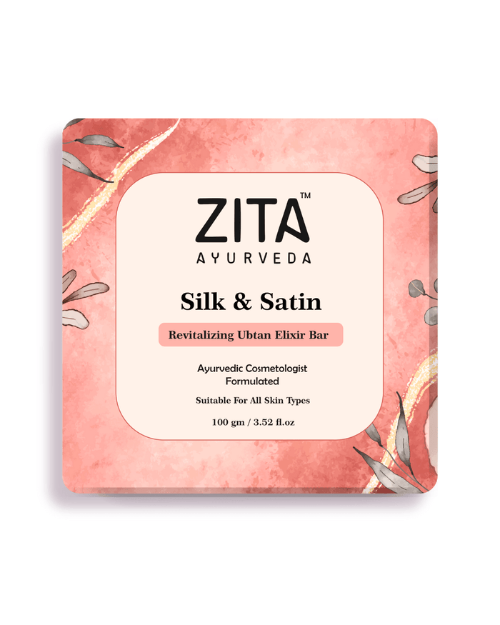 Zita Ayurveda Silk and Satin Revitalizing Ubtan Elixir Soap Bar - 100 gms