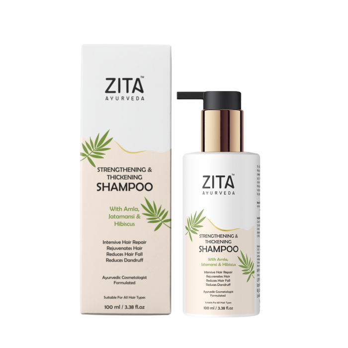 Zita Ayurveda Strengthening & Thickening Shampoo - 250 ml - Zita Ayurveda