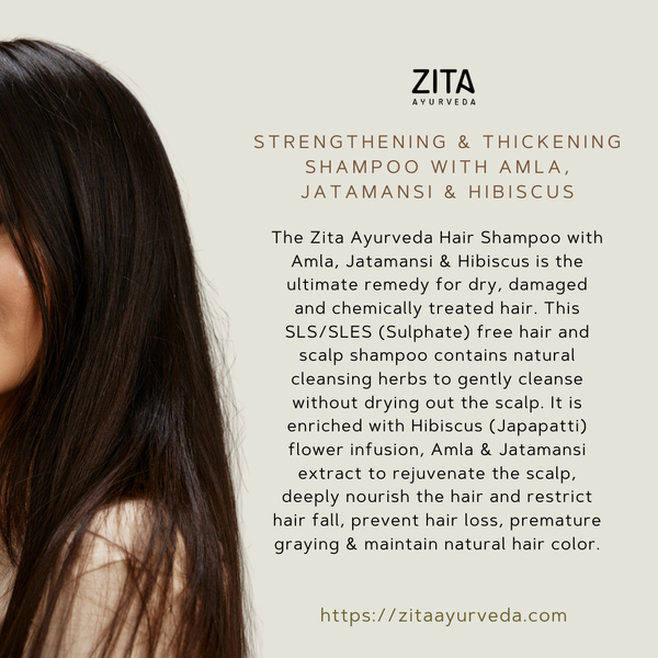 Zita Ayurveda Strengthening & Thickening Shampoo