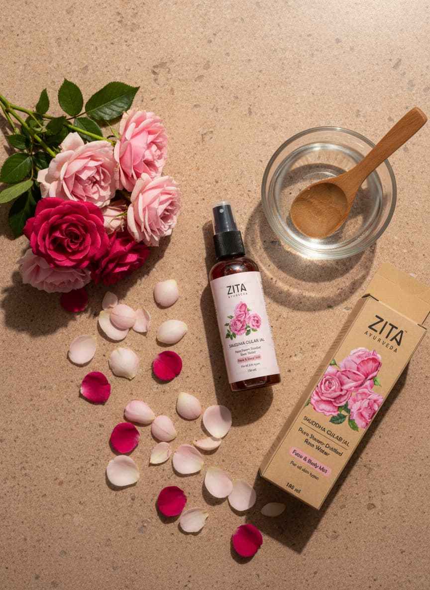 Zita Ayurveda Gulab Jal Mist - Shuddha Face & Body Mist - 100ml