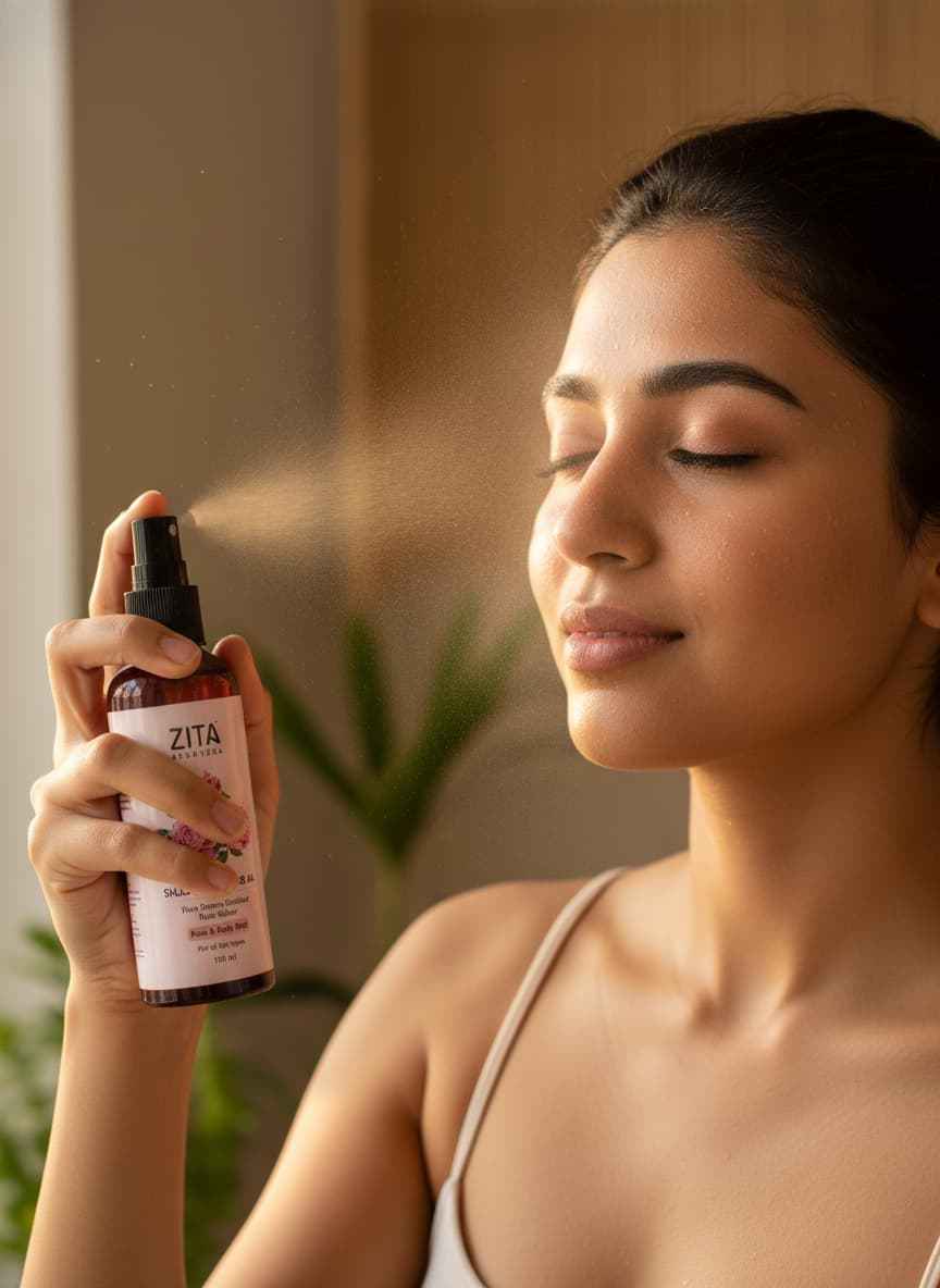 Zita Ayurveda Gulab Jal Mist - Shuddha Face & Body Mist - 100ml