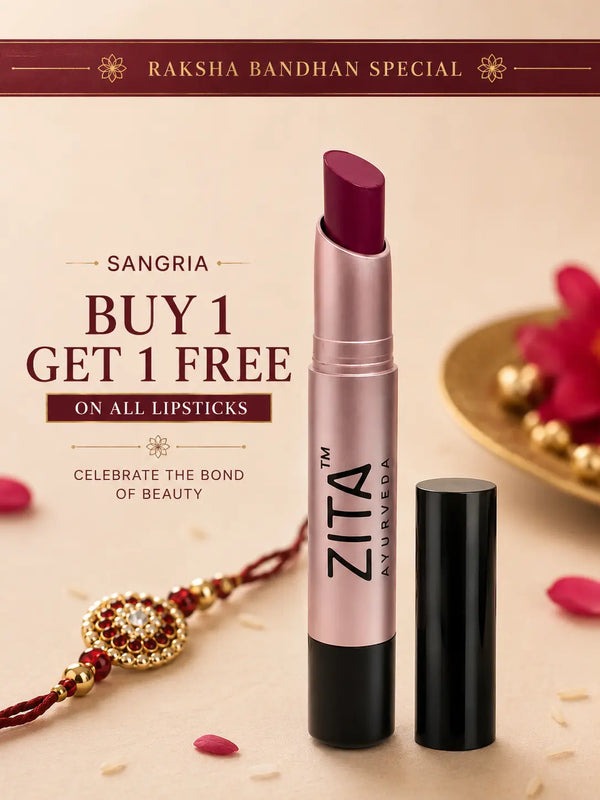 Zita Ayurveda Sangria | Bold Berry Red Lipstick