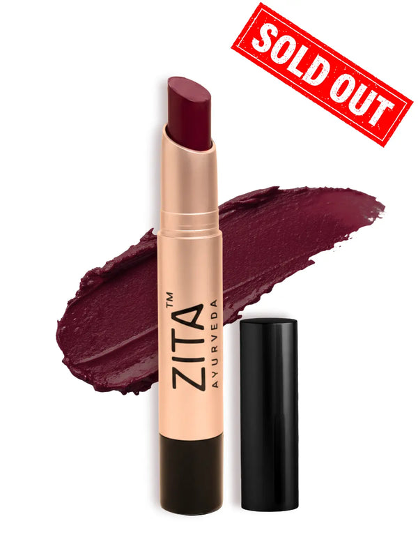 Zita Ayurveda Wine | Bestselling Deep Berry Lipstick