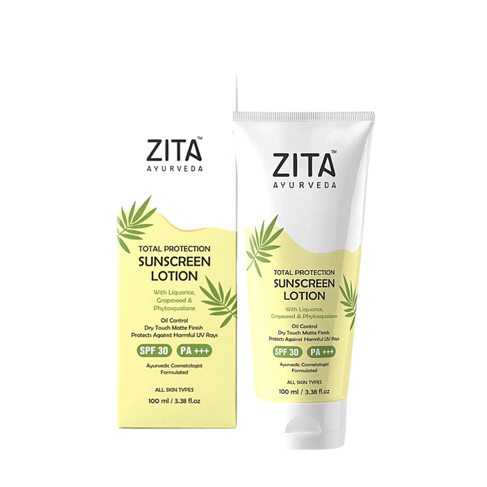 Zita Ayurveda Total Protection Sunscreen Lotion - 100 ml - Zita Ayurveda