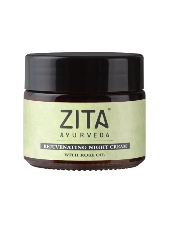 Zita Ayurveda Rejuvenating Night Cream with Rose Oil - 50 gms