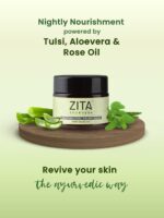 Zita Ayurveda Rejuvenating Night Cream with Rose Oil - 50 gms