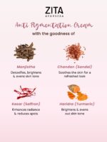 Zita Ayurveda Kumkumadi Oil Anti-Pigmentation Face Cream - 50 gms