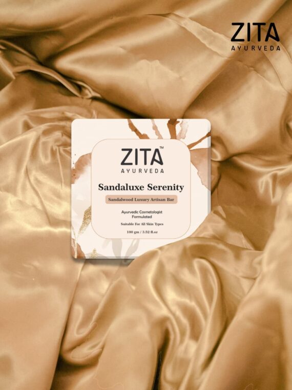 Zita Ayurveda Sandaluxe Serenity Sandalwood Luxury Artisan Soap Bar