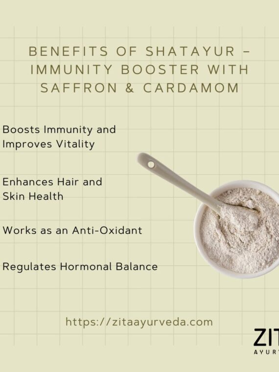 Zita Ayurveda Shatayur – Immunity Booster with Saffron & Cardamom - 100 gms