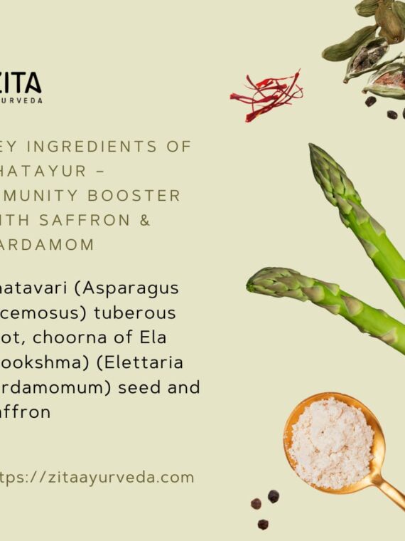 Zita Ayurveda Shatayur – Immunity Booster with Saffron & Cardamom - 100 gms