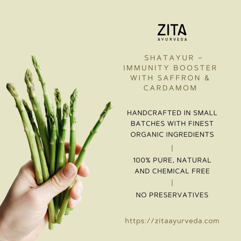 Zita Ayurveda Shatayur – Immunity Booster with Saffron & Cardamom - 100 gms