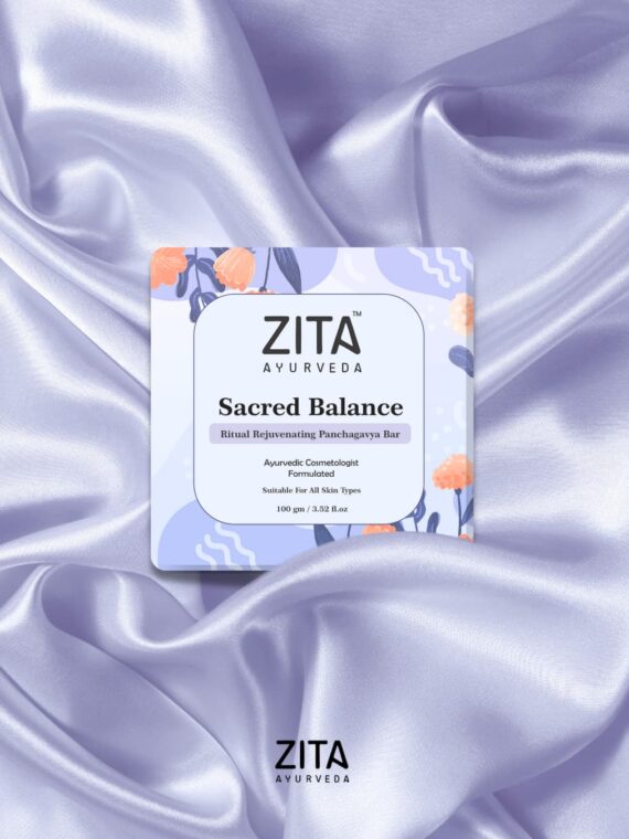 Zita Ayurveda Sacred Balance Ritual Rejuvenating Panchagavya Soap Bar