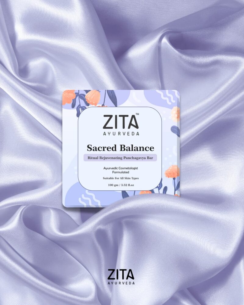 Zita Ayurveda Sacred Balance Ritual Rejuvenating Panchagavya Soap Bar