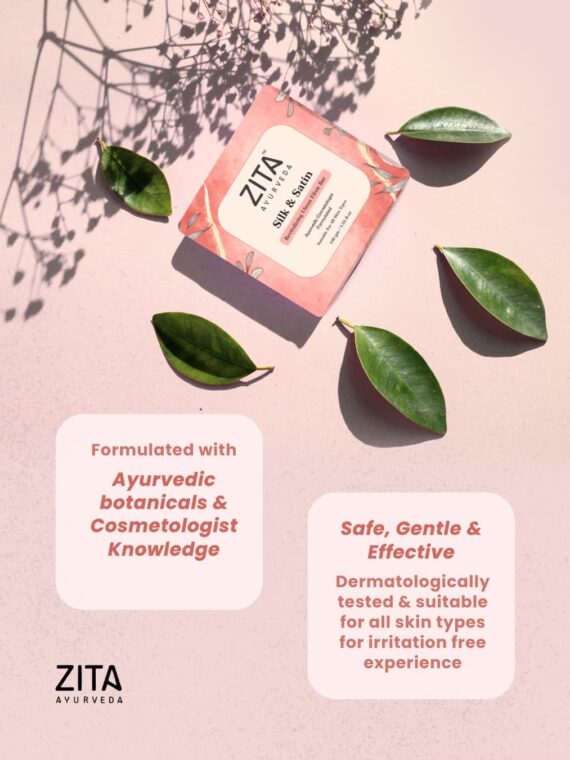 Zita Ayurveda Silk and Satin Revitalizing Ubtan Elixir Soap Bar