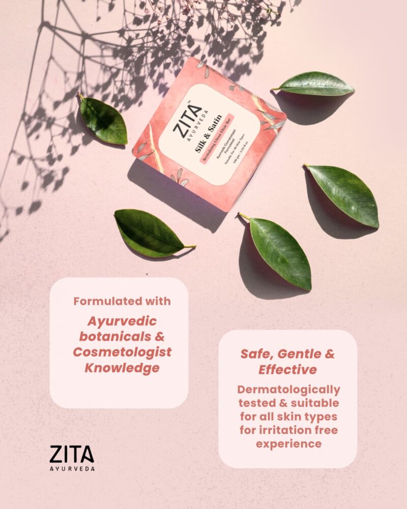 Zita Ayurveda Silk and Satin Revitalizing Ubtan Elixir Soap Bar