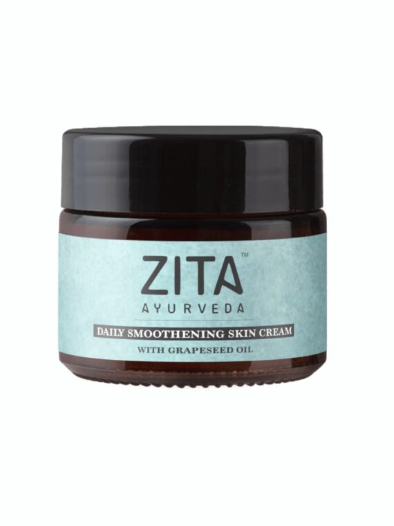 Zita Ayurveda Daily Smoothing Skin Cream with Grapeseed Oil - 50 gms