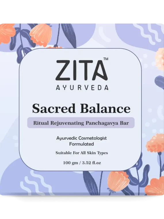Zita Ayurveda Sacred Balance Ritual Rejuvenating Panchagavya Soap Bar