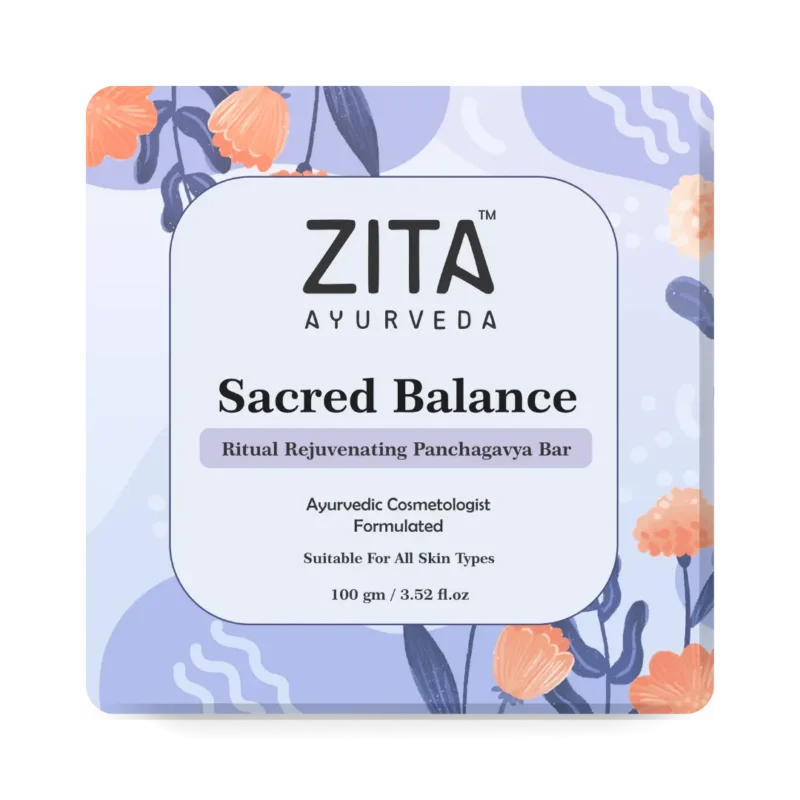 Zita Ayurveda Sacred Balance Ritual Rejuvenating Panchagavya Soap Bar