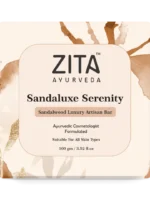 Zita Ayurveda Sandaluxe Serenity Sandalwood Luxury Artisan Soap Bar