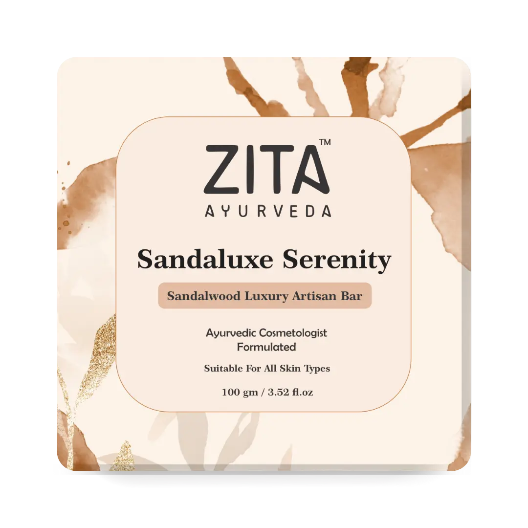 Zita Ayurveda Sandaluxe Serenity Sandalwood Luxury Artisan Soap Bar