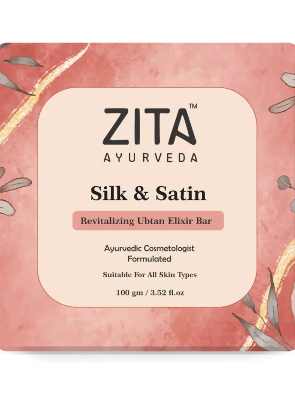 Zita Ayurveda Silk and Satin Revitalizing Ubtan Elixir Soap Bar