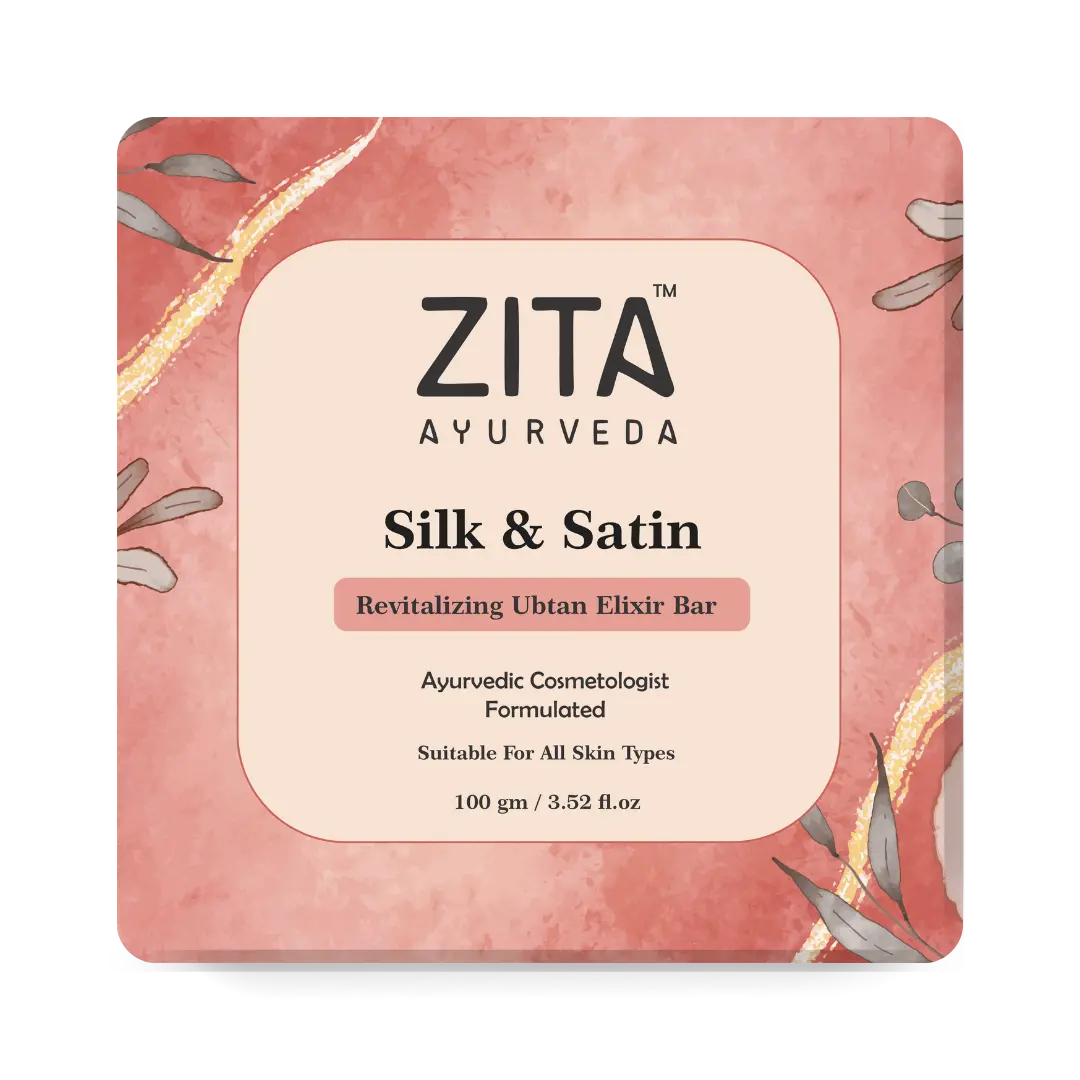Zita Ayurveda Silk and Satin Revitalizing Ubtan Elixir Soap Bar