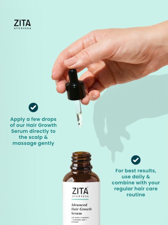 Zita Ayurveda Advanced Hair Growth Serum - 30 ml